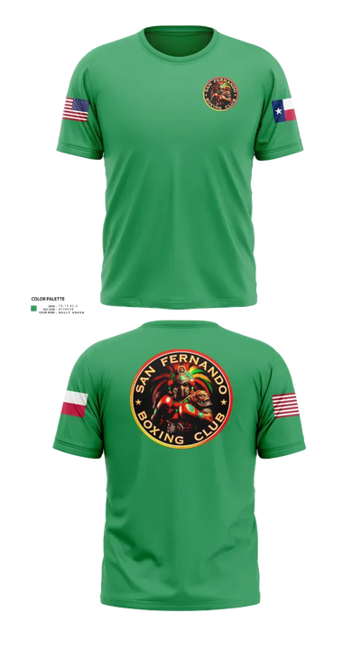 San Fernando Boxing Club 92427997 Short Sleeve Performance Shirt - 210