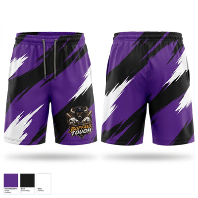Arkansas Baptist College Buffaloes Baseball Athletic Shorts With Pockets - 1