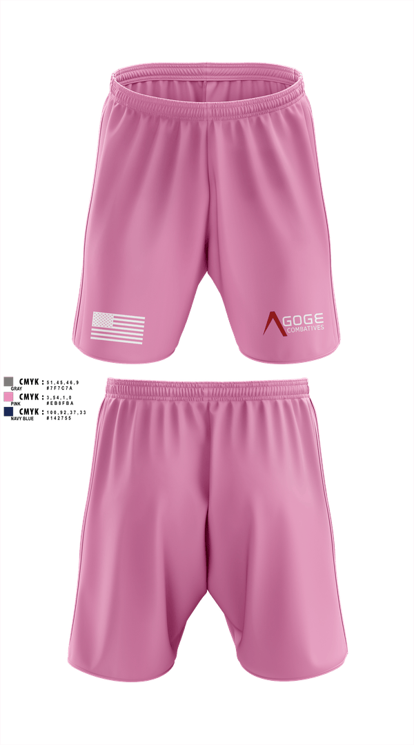 Athletic Shorts With Pockets, Agoge Combatives, , Teamtime, Team time, sublimation, custom sports apparel, team uniforms, spirit wear, spiritwear, sports uniforms, custom shirts, team store, custom team store, fundraiser sports, apparel fundraiser