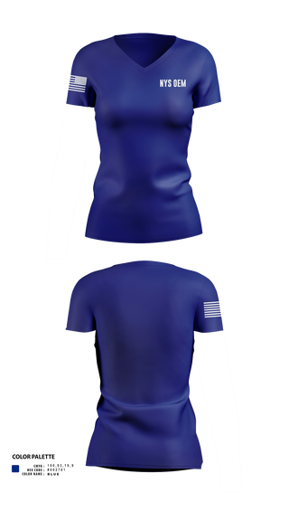 Womens Short Sleeve Vneck Shirt, NYS OEM, , Teamtime, Team time, sublimation, custom sports apparel, team uniforms, spirit wear, spiritwear, sports uniforms, custom shirts, team store, custom team store, fundraiser sports, apparel fundraiser