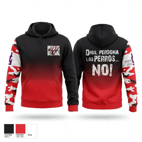 Hoodie, PERROS DEL MAL, Men's Soccer, Teamtime, Team time, sublimation, custom sports apparel, team uniforms, spirit wear, spiritwear, sports uniforms, custom shirts, team store, custom team store, fundraiser sports, apparel fundraiser