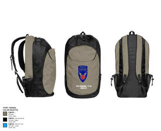 Gear Bag, 11th airborne, 1-5 IN Bobcats, Army, Teamtime, Team time, sublimation, custom sports apparel, team uniforms, spirit wear, spiritwear, sports uniforms, custom shirts, team store, custom team store, fundraiser sports, apparel fundraiser