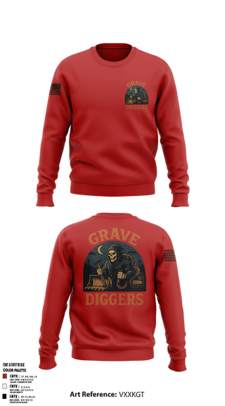 Crew Neck Sweatshirt, , Army, Teamtime, Team time, sublimation, custom sports apparel, team uniforms, spirit wear, spiritwear, sports uniforms, custom shirts, team store, custom team store, fundraiser sports, apparel fundraiser