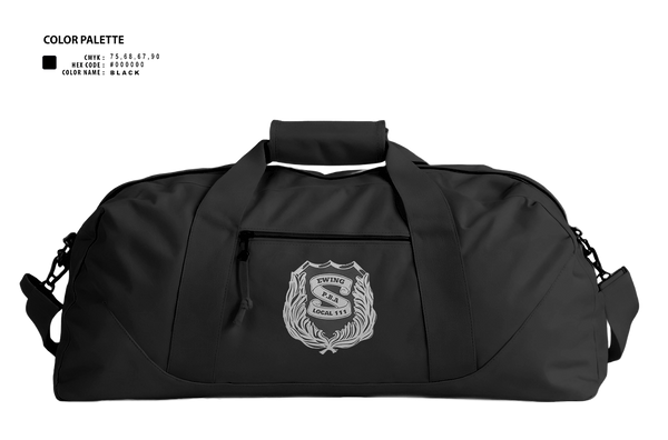 Duffle Bag, Ewing PBA Local 111, Police, Teamtime, Team time, sublimation, custom sports apparel, team uniforms, spirit wear, spiritwear, sports uniforms, custom shirts, team store, custom team store, fundraiser sports, apparel fundraiser