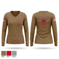 C-Co, 2-70 Women's Long Sleeve V-neck Shirt - 1