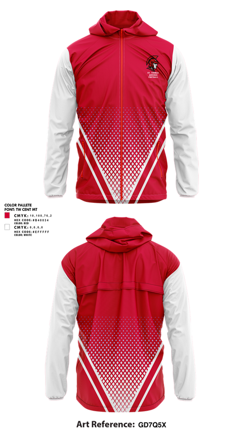Windbreaker, St. Thomas Aquinas Football, , Teamtime, Team time, sublimation, custom sports apparel, team uniforms, spirit wear, spiritwear, sports uniforms, custom shirts, team store, custom team store, fundraiser sports, apparel fundraiser