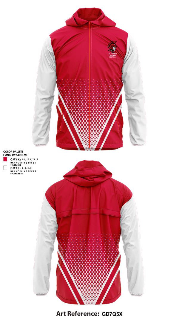 Windbreaker, St. Thomas Aquinas Football, , Teamtime, Team time, sublimation, custom sports apparel, team uniforms, spirit wear, spiritwear, sports uniforms, custom shirts, team store, custom team store, fundraiser sports, apparel fundraiser
