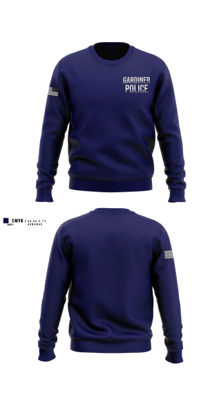 Crew Neck Sweatshirt, Gardiner Police, Police, Teamtime, Team time, sublimation, custom sports apparel, team uniforms, spirit wear, spiritwear, sports uniforms, custom shirts, team store, custom team store, fundraiser sports, apparel fundraiser