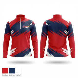 Quarter Zip Jacket, Southern Stars, Softball, Teamtime, Team time, sublimation, custom sports apparel, team uniforms, spirit wear, spiritwear, sports uniforms, custom shirts, team store, custom team store, fundraiser sports, apparel fundraiser