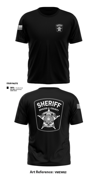 Short Sleeve Performance Shirt, Brazos county sheriffs office, Police, Teamtime, Team time, sublimation, custom sports apparel, team uniforms, spirit wear, spiritwear, sports uniforms, custom shirts, team store, custom team store, fundraiser sports, apparel fundraiser