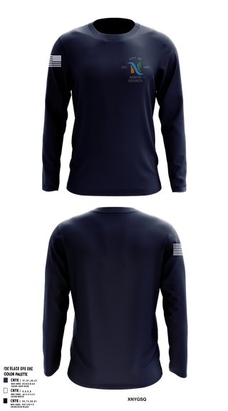 Long Sleeve Performance Shirt, North Branch Police Dept., , Teamtime, Team time, sublimation, custom sports apparel, team uniforms, spirit wear, spiritwear, sports uniforms, custom shirts, team store, custom team store, fundraiser sports, apparel fundraiser