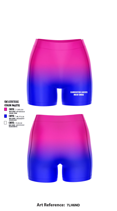 Camdenton LakersMojo Swag Women's Compression Shorts - 5