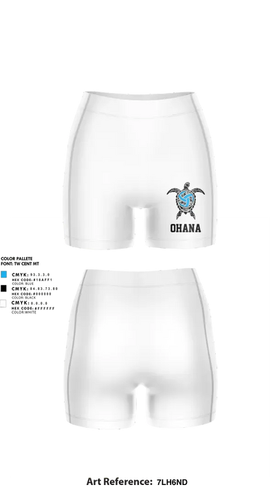 Ohana Volleyball 88809846 Women's Shorts - 4