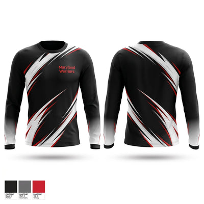 Maryland Warriors Long Sleeve Performance Shirt 2
