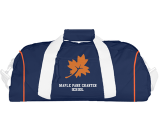 Duffle Bag, Maple Park Charter School, Spirit Store, Teamtime, Team time, sublimation, custom sports apparel, team uniforms, spirit wear, spiritwear, sports uniforms, custom shirts, team store, custom team store, fundraiser sports, apparel fundraiser
