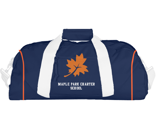 Duffle Bag, Maple Park Charter School, Spirit Store, Teamtime, Team time, sublimation, custom sports apparel, team uniforms, spirit wear, spiritwear, sports uniforms, custom shirts, team store, custom team store, fundraiser sports, apparel fundraiser