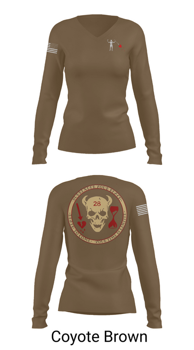 LCAC 28 25055270 Women's Long Sleeve V-neck Shirt - 16