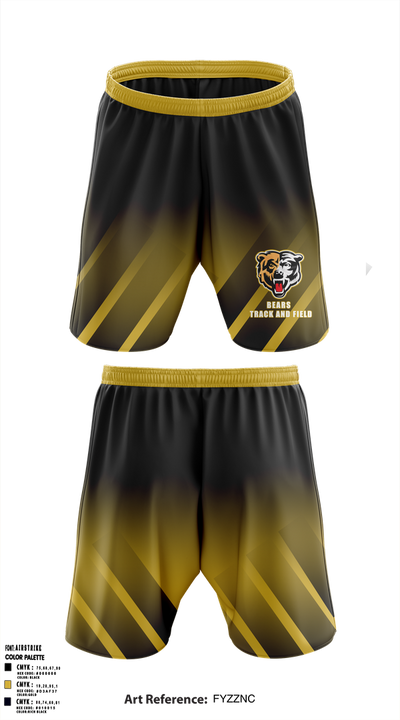 Bears Athletic Shorts With Pockets - 1