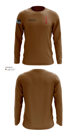 Long Sleeve Performance Shirt, bravo company, Army, Teamtime, Team time, sublimation, custom sports apparel, team uniforms, spirit wear, spiritwear, sports uniforms, custom shirts, team store, custom team store, fundraiser sports, apparel fundraiser