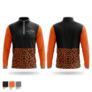 Quarter Zip Jacket, Bloomer Blackhawk'sTrack & Field, Track & Field, Teamtime, Team time, sublimation, custom sports apparel, team uniforms, spirit wear, spiritwear, sports uniforms, custom shirts, team store, custom team store, fundraiser sports, apparel fundraiser