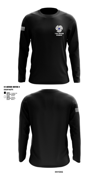Long Sleeve Performance Shirt, 1-222 Aviaition Regiment, Army, Teamtime, Team time, sublimation, custom sports apparel, team uniforms, spirit wear, spiritwear, sports uniforms, custom shirts, team store, custom team store, fundraiser sports, apparel fundraiser
