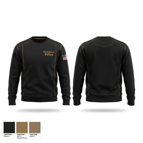 Crew Neck Sweatshirt, Bladenboro Police, Police, Teamtime, Team time, sublimation, custom sports apparel, team uniforms, spirit wear, spiritwear, sports uniforms, custom shirts, team store, custom team store, fundraiser sports, apparel fundraiser