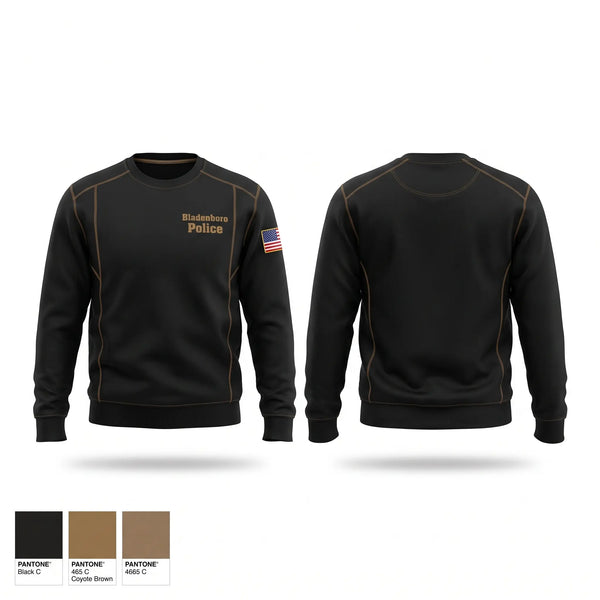 Crew Neck Sweatshirt, Bladenboro Police, Police, Teamtime, Team time, sublimation, custom sports apparel, team uniforms, spirit wear, spiritwear, sports uniforms, custom shirts, team store, custom team store, fundraiser sports, apparel fundraiser