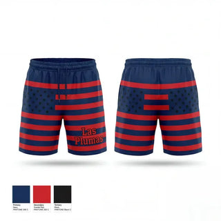 Athletic Shorts With Pockets, Las Plumas, Wrestling, Teamtime, Team time, sublimation, custom sports apparel, team uniforms, spirit wear, spiritwear, sports uniforms, custom shirts, team store, custom team store, fundraiser sports, apparel fundraiser