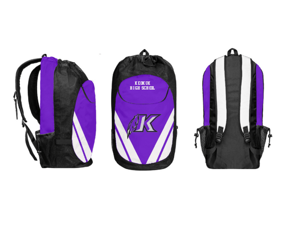 Gear Bag, Keokuk High School, Spirit Store, Teamtime, Team time, sublimation, custom sports apparel, team uniforms, spirit wear, spiritwear, sports uniforms, custom shirts, team store, custom team store, fundraiser sports, apparel fundraiser