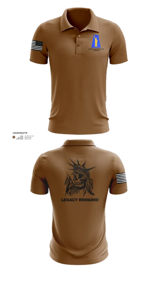 Short Sleeve Performance Polo, 1019th Quartermaster Company, , Teamtime, Team time, sublimation, custom sports apparel, team uniforms, spirit wear, spiritwear, sports uniforms, custom shirts, team store, custom team store, fundraiser sports, apparel fundraiser
