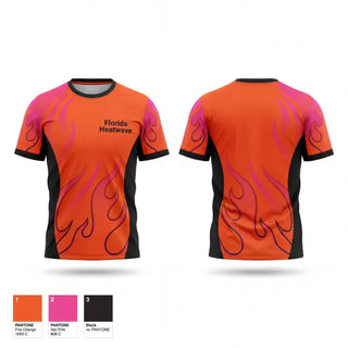 Short Sleeve Performance Shirt, Florida Heatwave, Women's Soccer, Teamtime, Team time, sublimation, custom sports apparel, team uniforms, spirit wear, spiritwear, sports uniforms, custom shirts, team store, custom team store, fundraiser sports, apparel fundraiser