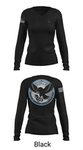 Critical Incident Intelligence Unit 55950160 Women's Long Sleeve V-neck Shirt - 35