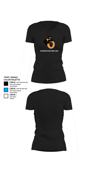 Womens Short Sleeve Vneck Shirt, Belchertown High School Cheer, Cheer, Teamtime, Team time, sublimation, custom sports apparel, team uniforms, spirit wear, spiritwear, sports uniforms, custom shirts, team store, custom team store, fundraiser sports, apparel fundraiser