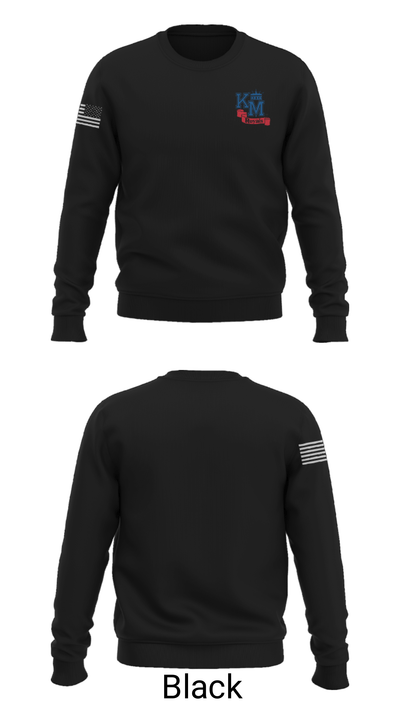 Kent-Meridian High School Basketball 68788503 Crew Neck Sweatshirt - 9