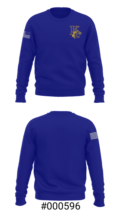 Kemper County High School 22810685 Crew Neck Sweatshirt - 16