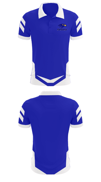 Bow High School Wrestling 35233861 Short Sleeve Performance Polo - 34