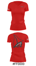 Detroit Lakes High School Swimming 15957792 Women's Short Sleeve V-neck Shirt - 21