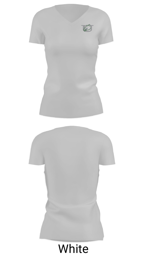 Women's Short Sleeve Vneck Shirt, Uwharrie Charter Academy, Spirit Store, Teamtime, Team time, sublimation, custom sports apparel, team uniforms, spirit wear, spiritwear, sports uniforms, custom shirts, team store, custom team store, fundraiser sports, apparel fundraiser