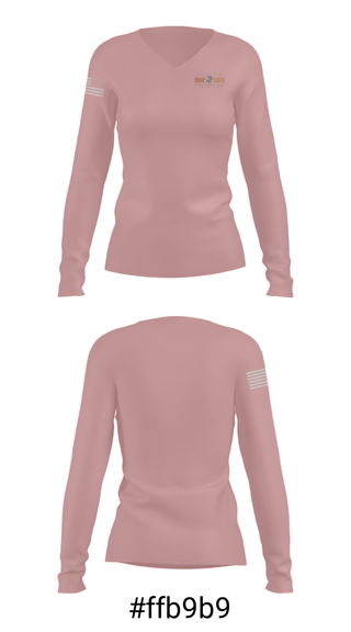 Women's Long Sleeve Vneck Shirt, Good Earth Expedition, , Teamtime, Team time, sublimation, custom sports apparel, team uniforms, spirit wear, spiritwear, sports uniforms, custom shirts, team store, custom team store, fundraiser sports, apparel fundraiser
