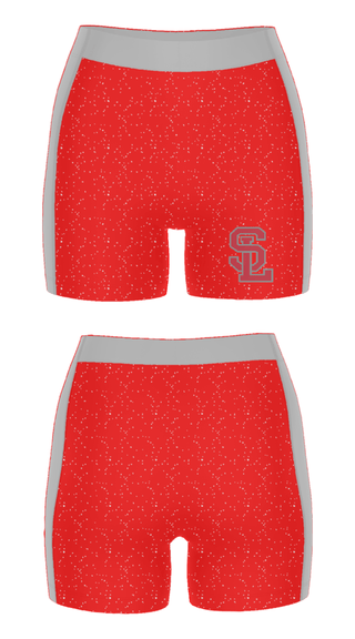 Women's Compression Shorts, Silver Lake Regional High School Gymnastics, Spirit Store, Teamtime, Team time, sublimation, custom sports apparel, team uniforms, spirit wear, spiritwear, sports uniforms, custom shirts, team store, custom team store, fundraiser sports, apparel fundraiser