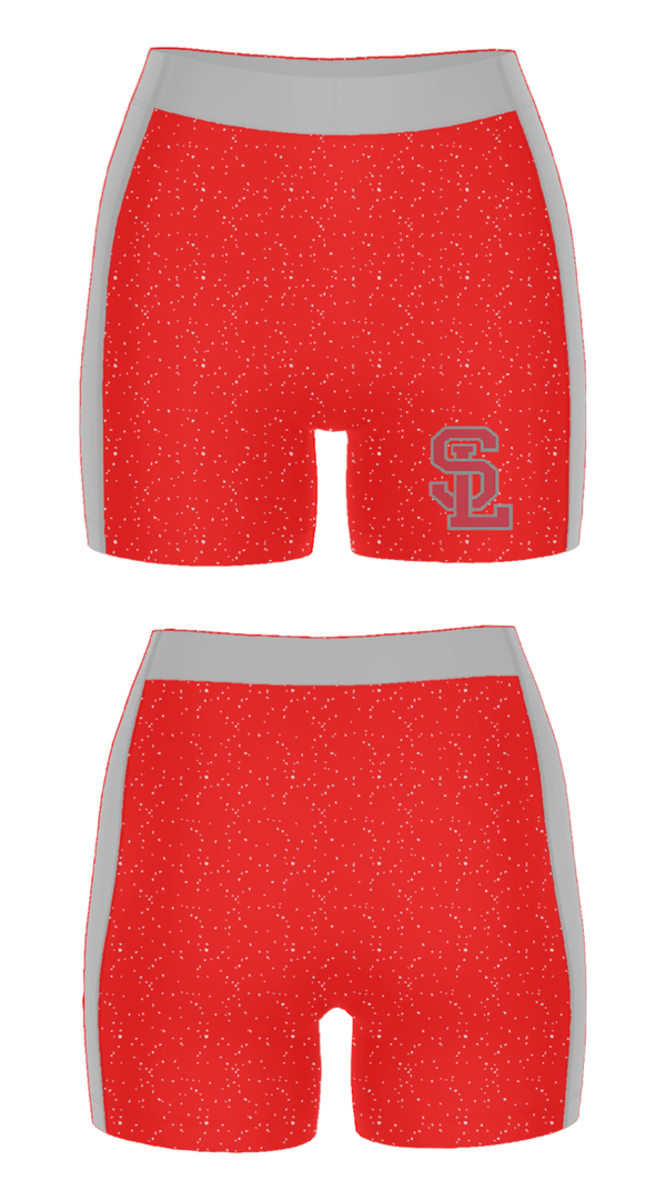 Women's Compression Shorts, Silver Lake Regional High School Gymnastics, Spirit Store, Teamtime, Team time, sublimation, custom sports apparel, team uniforms, spirit wear, spiritwear, sports uniforms, custom shirts, team store, custom team store, fundraiser sports, apparel fundraiser