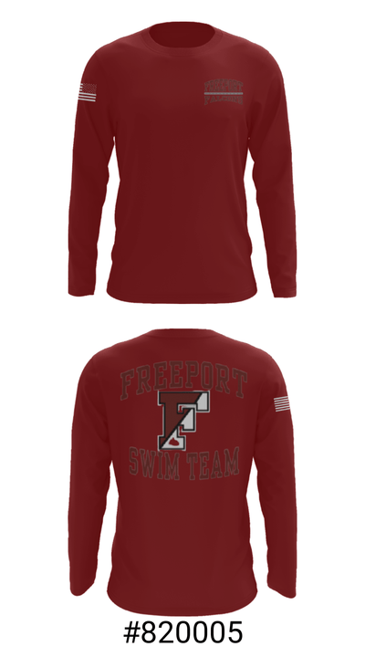 Freeport High School 46979355 Long Sleeve Performance Shirt - 18