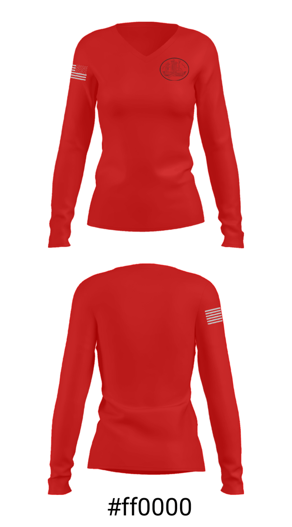 Women's Long Sleeve Vneck Shirt, North Toole County High School Basketball, Men's Basketball, Teamtime, Team time, sublimation, custom sports apparel, team uniforms, spirit wear, spiritwear, sports uniforms, custom shirts, team store, custom team store, fundraiser sports, apparel fundraiser
