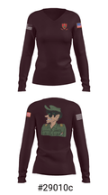 LEGION EXTRANJERA USA 15035615 Women's Long Sleeve V-neck Shirt - 7