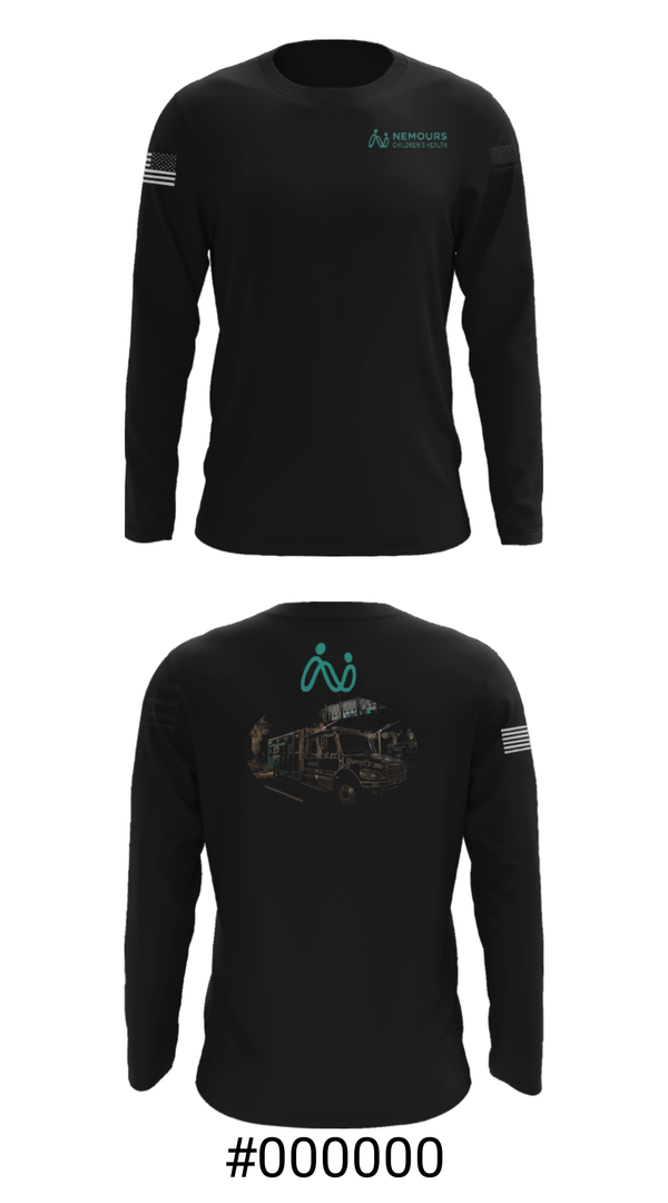 Long Sleeve Performance Shirt, NEMOURS CHILDRENS HOSPITAL, , Teamtime, Team time, sublimation, custom sports apparel, team uniforms, spirit wear, spiritwear, sports uniforms, custom shirts, team store, custom team store, fundraiser sports, apparel fundraiser