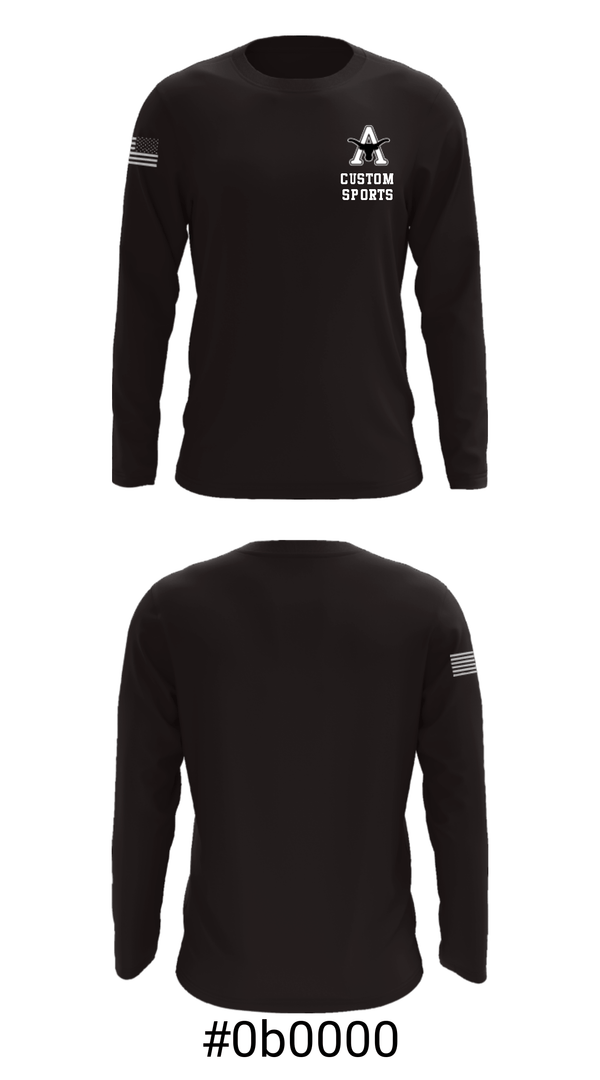 Long Sleeve Performance Shirt, Agate Elementary School, Spirit Store, Teamtime, Team time, sublimation, custom sports apparel, team uniforms, spirit wear, spiritwear, sports uniforms, custom shirts, team store, custom team store, fundraiser sports, apparel fundraiser