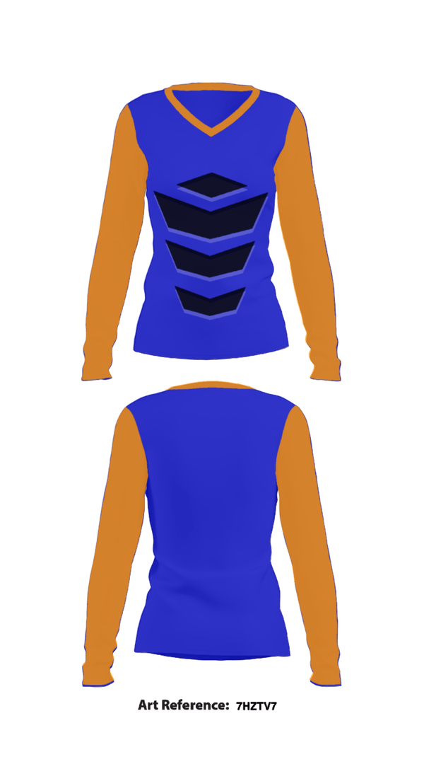 Women's Long Sleeve Vneck Shirt, Chester Elementary School, Spirit Store, Teamtime, Team time, sublimation, custom sports apparel, team uniforms, spirit wear, spiritwear, sports uniforms, custom shirts, team store, custom team store, fundraiser sports, apparel fundraiser