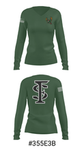 Lawrence Free State High School Gymnastics 53917498 Women's Long Sleeve V-neck Shirt - 20