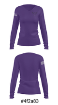 Seymour High School Gymnastics 81497358 Women's Long Sleeve V-neck Shirt - 20