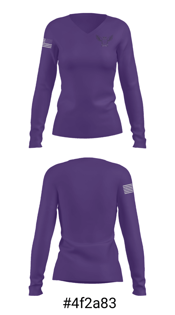 Women's Long Sleeve Vneck Shirt, Seymour High School Gymnastics, Spirit Store, Teamtime, Team time, sublimation, custom sports apparel, team uniforms, spirit wear, spiritwear, sports uniforms, custom shirts, team store, custom team store, fundraiser sports, apparel fundraiser